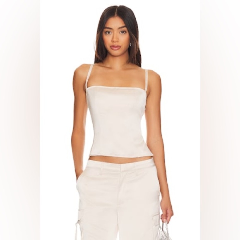 LIONESS Butterfly Corset in Cream- size M